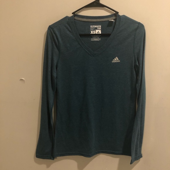 adidas Tops - Adidas Climalite ultimate tee long sleeve green